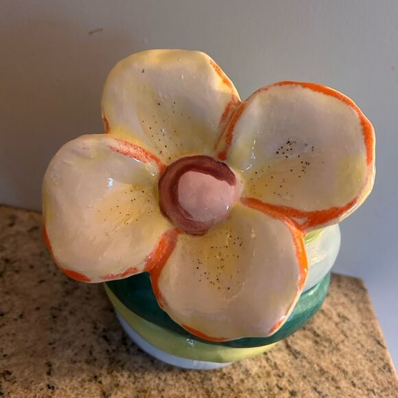 ONE OF A KIND original Francesca Kaye floral  Vase - Picture 2 of 7